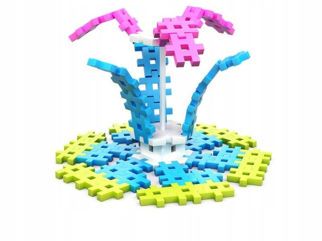 Meli Basic Constructor Pink - klocki konstrukcyjne 400 elementów