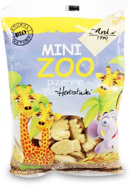 Herbatniki Pszenne Mini Jungle BIO 100g Ania
