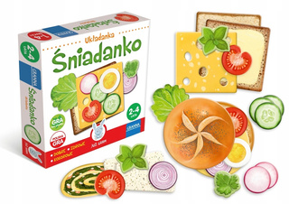 Śniadanko Układanka Montessori Gra Edukacyjna 2+ Granna 00395