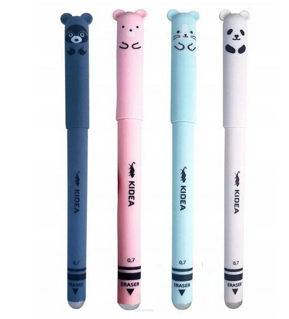 40X DŁUGOPIS Z GUMKĄ