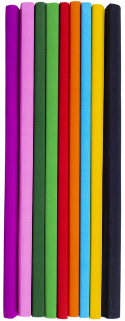 Bibuła marszczona 50x200cm mix (10szt) ASTRA