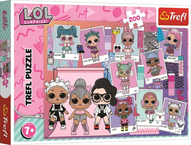 Puzzle 200 Układanka Laleczki LOL SURPRISE Lalki Słodkie 7+ Trefl