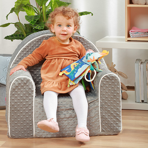 BABYONO Książeczka Sensoryczna LAS Miękka Zawieszka Lusterko 0+ 1513-BO