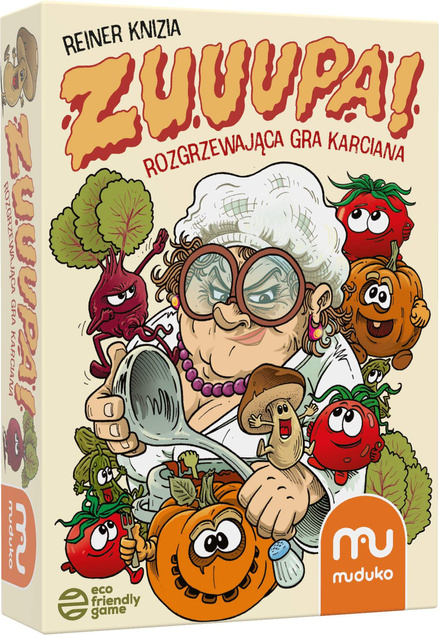 Zuuupa Rozgrzewająca Prosta Gra Karciana Rodzinna Towarzyska 8+ Muduko