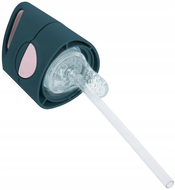 Bidon tritanowy ze słomką 450 ml, Blue Slate, b.box