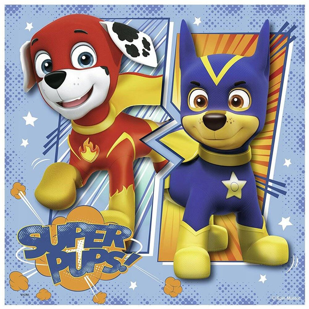 Puzzle 3x49 Psi Patrol Super Pup Heroes Ravensburger