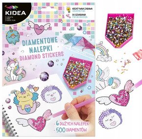Kidea Naklejki Diamentowe Wyklejanie Po Numerach Haft Diamentowy MAGICZNE