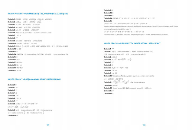 Karty Pracy Ucznia MATEMATYKA Materiały Uzupełniające Do Egzaminu Maj SBM