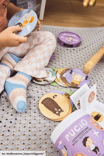 Pucio. Logopedyczne memo języczkowe Nasza Księgarnia