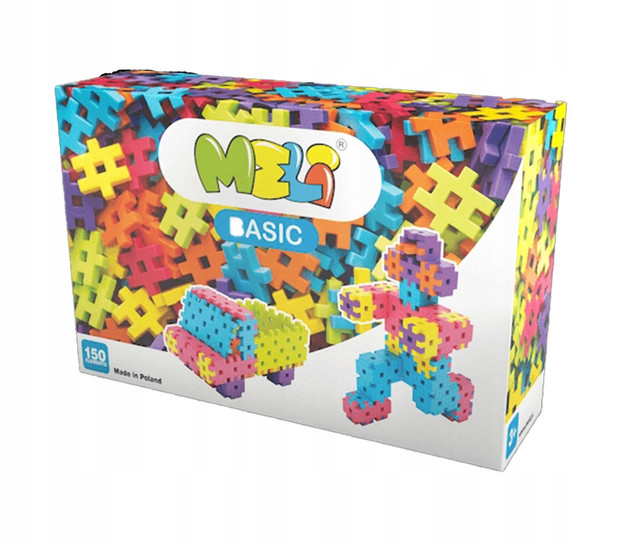 Meli Basic - klocki konstrukcyjne 150 elementów (3+)