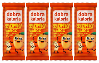 4x Zdrowy Baton MANGO Orzechy Nerkowca Komosa Błonnik 0 Cukru Dobra Kaloria