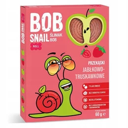 Przekąska Jabłko Truskawka Bez Cukrów 60g BOB SNAIL
