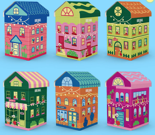 BOB SNAIL ŚLIMAK Snail City 384g ZESTAW PREZENTOWY ŚWIĄTECZNY