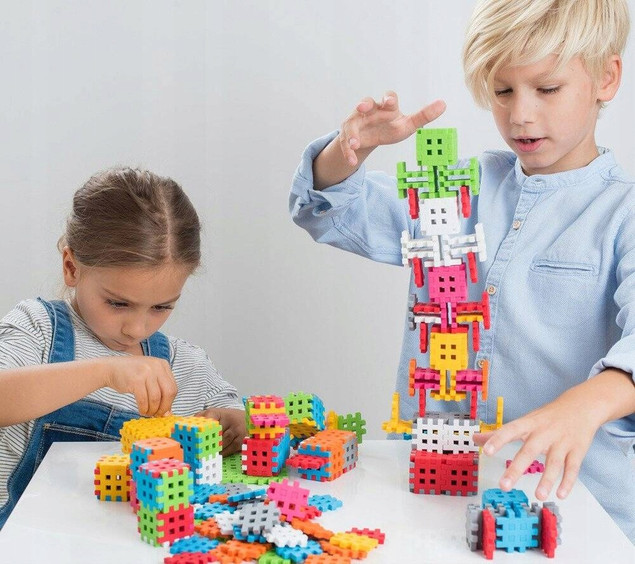 Marioinex klocki mini waffle 140 szt.