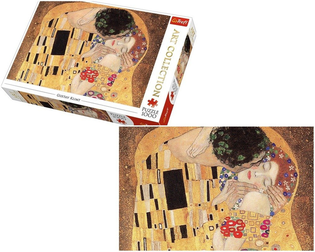 Trefl puzzle 1000el Pocałunek Gustav Klimt 10559