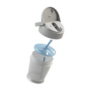  Kubek ze słomką LOVI Freestyle 250ml Salt&Pepper