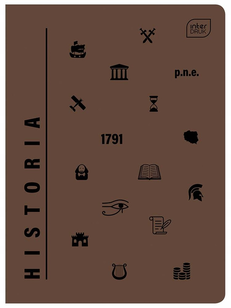 Zeszyt Szkolny Tematyczny HISTORIA A5 60 Kartki W Kratkę 70g Interdruk