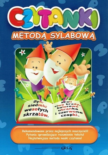 Mój Pierwszy Elementarz Czytanie Metodą Sylabową Czytanie Sylabami Greg