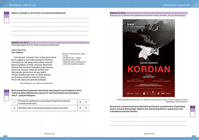 Matura. Język polski. Arkusze