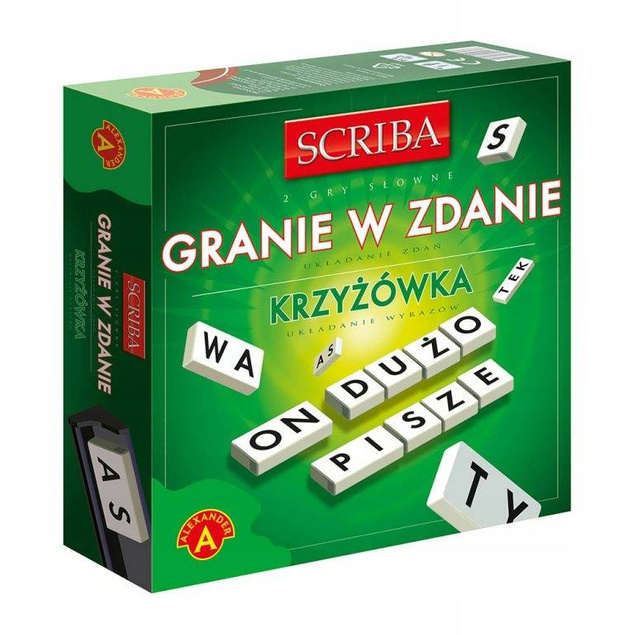 Gra SCRIBA słowna GRANIE W ZDANIE 2w1