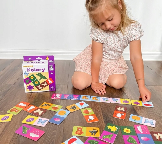 KOLORY Domino Gra Logiczna 3+ Kapitan Nauka