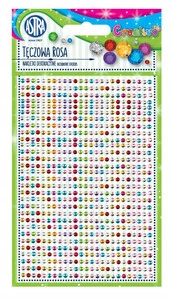 Naklejki Dekoracyjne KRYSZTAŁKI Diamenciki Samoprzylepne Tęczowa Rosa Astra