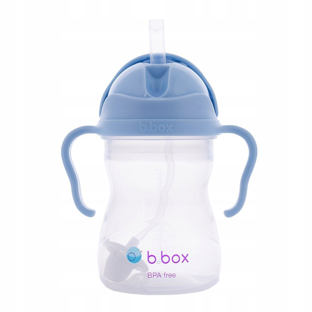 Bidon ze słomką 240 ml niekapek Bubblegum B.BOX