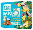 3x DOBRA KALORIA Mini Batoniki Malina Kokos Mango BEZ CUKRU Nerkowiec 306g