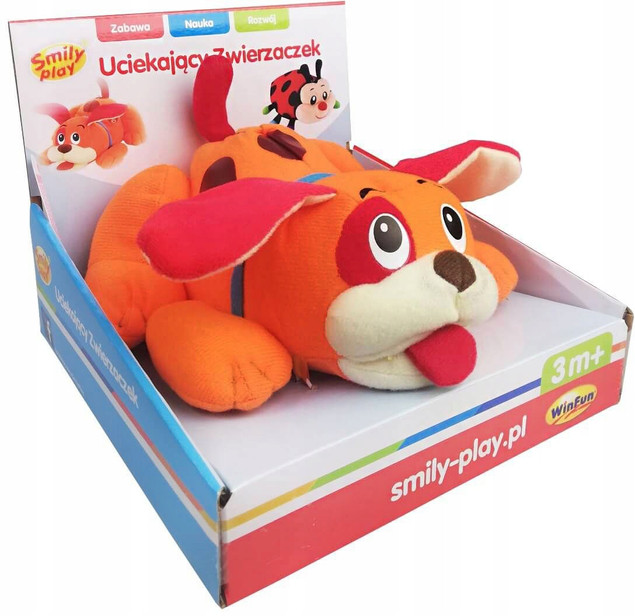 UCIEKAJĄCY PIESEK DO RACZKOWANIA WIBRACJE SMILY