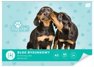 Blok rysunkowy A3 20k p10. INTERDRUK cena za 1szt.