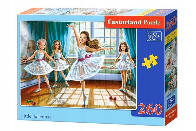 Puzzle 260 Układanka Dla Dziewczynki BALETNICA Balet Taniec 8+ Castor