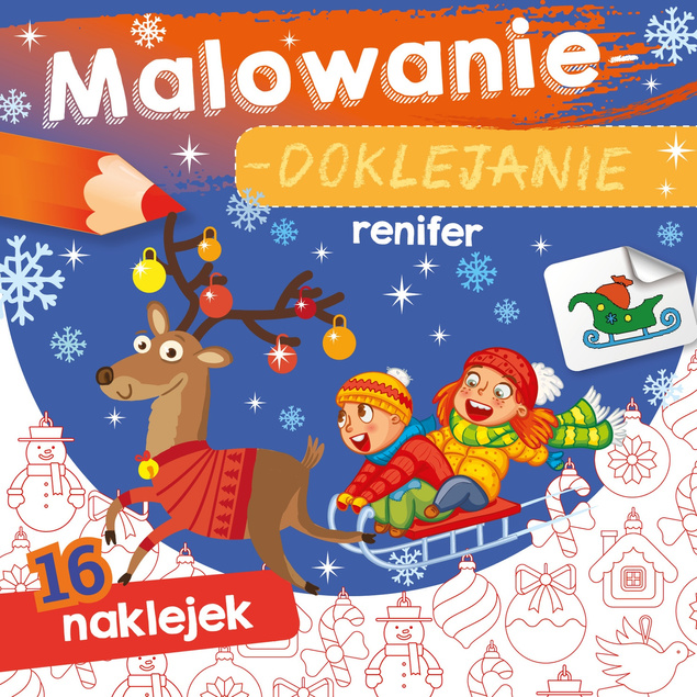 Malowanie Doklejanie MIKOŁAJ 3+ Skrzat