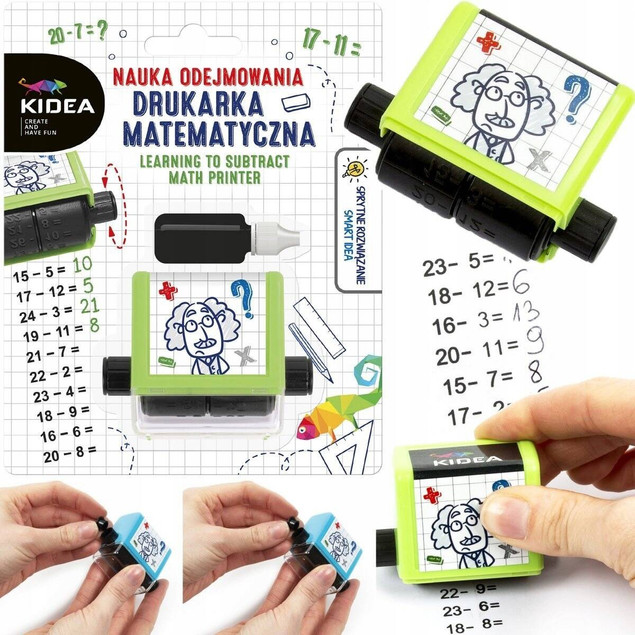 Drukarka Matematyczna DODAWANIE ODEJMOWANIE MNOŻENIE Kidea x3