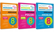 3x EGZAMIN ÓSMOKLASISTY ARKUSZE MATEMATYKA POLSKI
