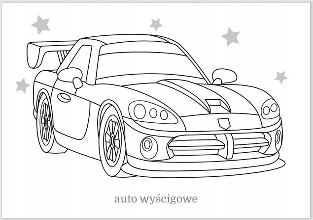 Maluszkowe malowanie. Pojazdy