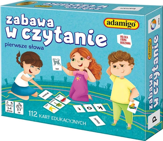 ADAMIGO GRA ZABAWA W CZYTANIE