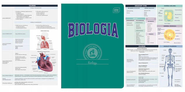 ZESZYT W KRATKĘ A5/60K BIOLOGIA INTERDRUK