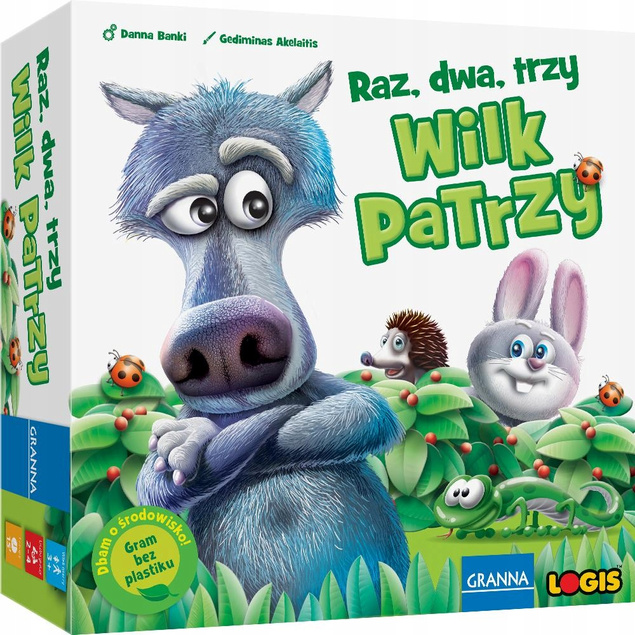 Raz, Dwa, Trzy... Wilk Patrzy Gra Planszowa Rodzinna 3+ Granna 04182