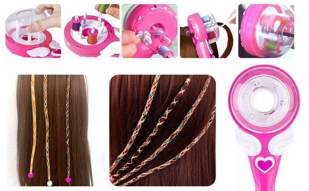 ZAPLATARKA DO WARKOCZYKÓW ZAPLATACZ WŁOSÓW MASZYNA 1006383