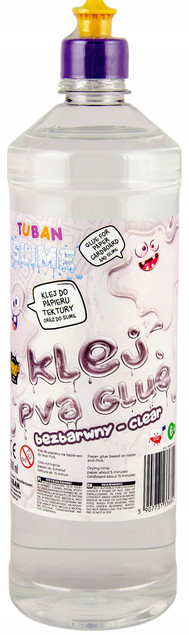 Klej Bezbarwny PVA 1L Slime Tuban 3680