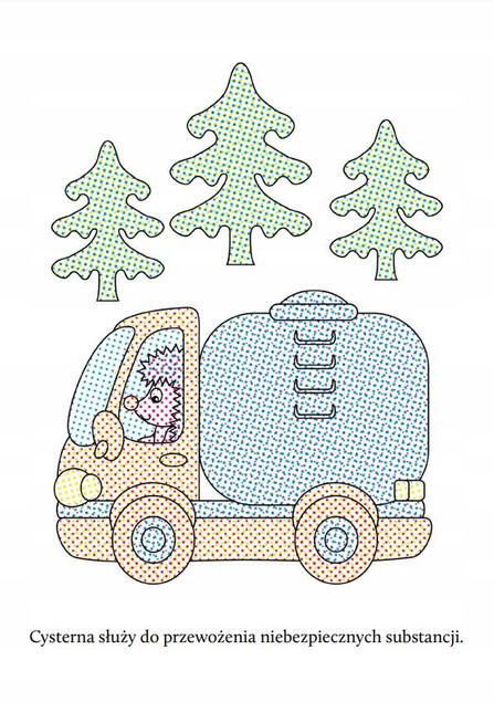 Wyczaruj pojazdy. Malowanka wodna