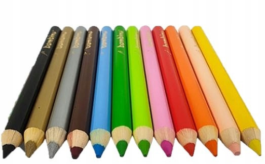 KREDKI OŁÓWKOWE SZKOLNE + TEMP 12K BAMBINO