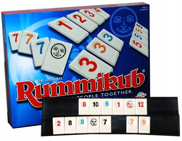 GRA RUMMIKUB STANDARD rodzinna gra liczbowa