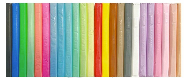 Plastelina Kidea pastelowe 24 kolory Derform