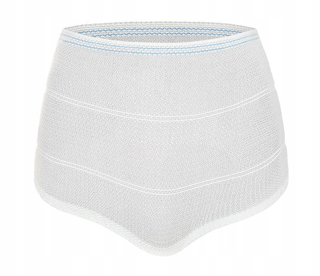 BOCIOLAND Wielorazowe MAJTKI POPORODOWE Siateczkowe Rozmiar XL 2szt. BL028