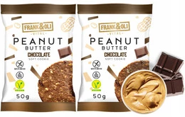FRANK&OLI Ciastko Miękkie PASTA ORZECHOWA CZEKOLADA 50g x2