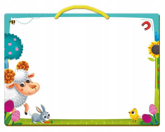 Tablica magnetyczna Suchościeralna A4 Farma