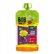 BOB SNAIL Smoothie JABŁKO CZARNA PORZECZKA Bez Dodatku Cukru Mus 120g