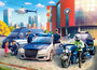 Puzzle 120 el. Posterunek Policji - Układanka Castorland