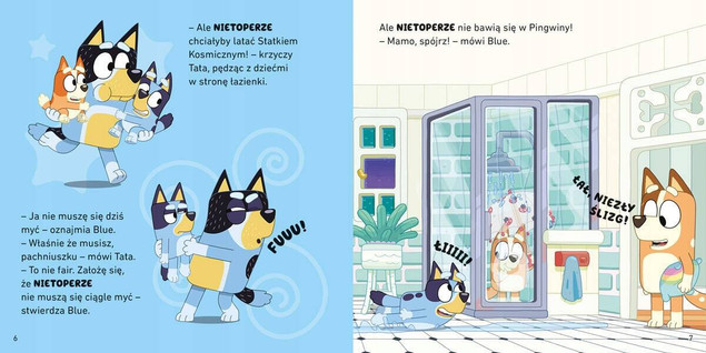 Blue Bluey Dobranoc, Owocowy Nietoperzu Moja Czytanka 3+ HarperKids